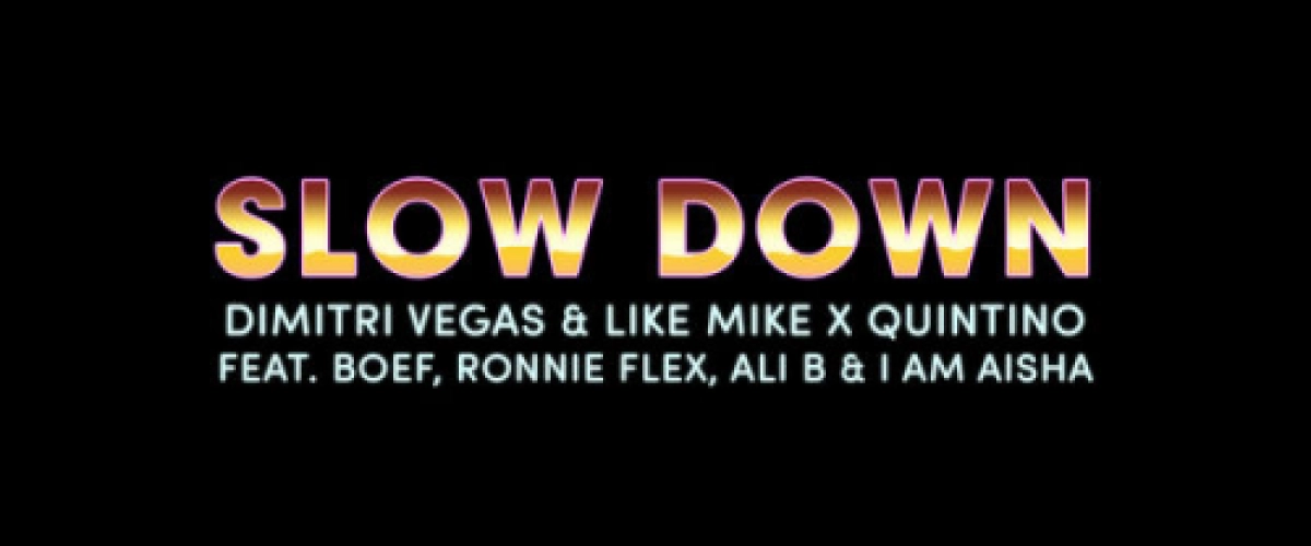 Dimitri Vegas & Like Mike vs Quintino ft. Boef Slow Down