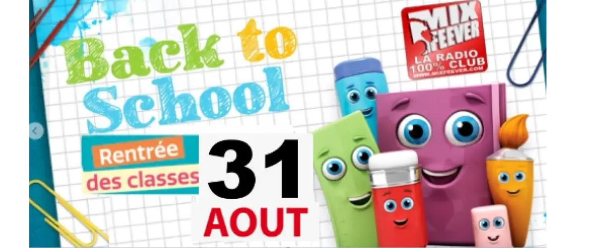 MixFeever Rentrée 2026 Samedi 29 Aout 2026 17h30 avec Jérémy et toute l équipe Apéro Show