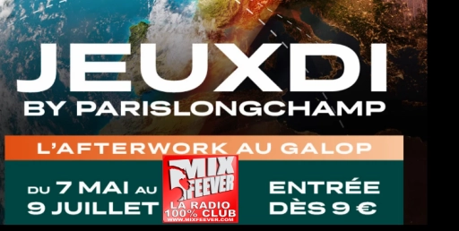 Chaque Jeudi Soir JeuXdi by ParisLongchamp du 7 Mai au 9 Juillet 2026
